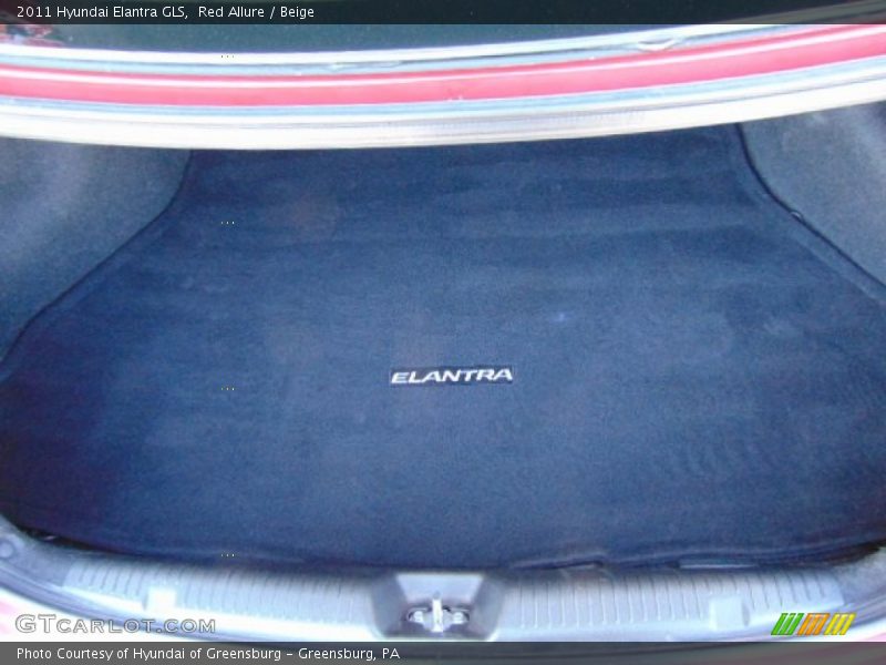 Red Allure / Beige 2011 Hyundai Elantra GLS