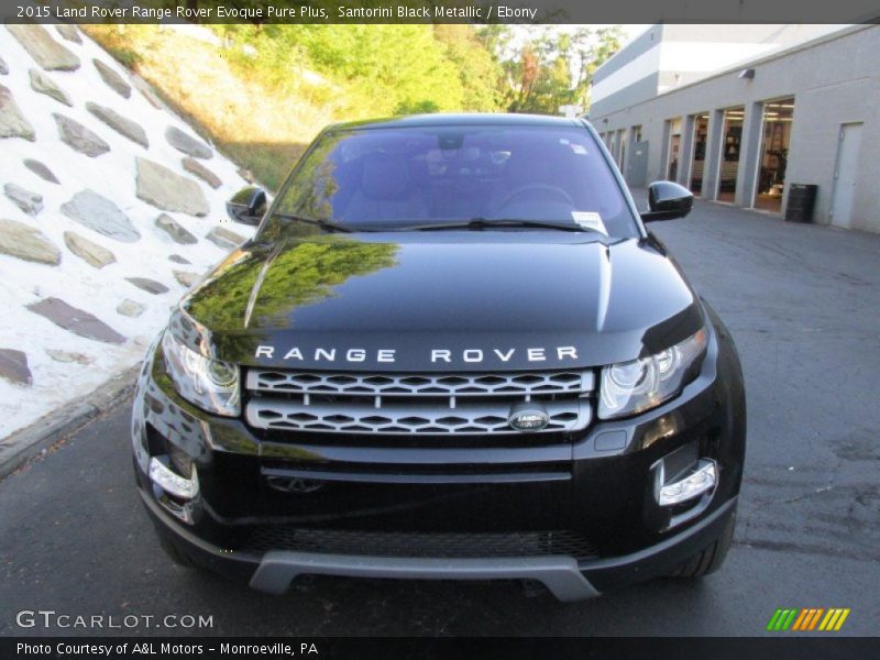 Santorini Black Metallic / Ebony 2015 Land Rover Range Rover Evoque Pure Plus