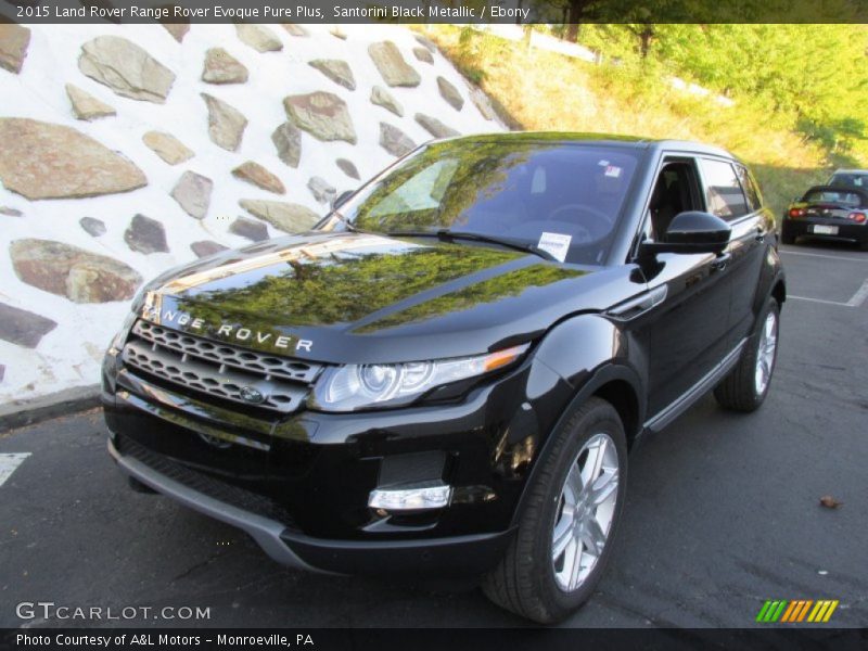 Santorini Black Metallic / Ebony 2015 Land Rover Range Rover Evoque Pure Plus