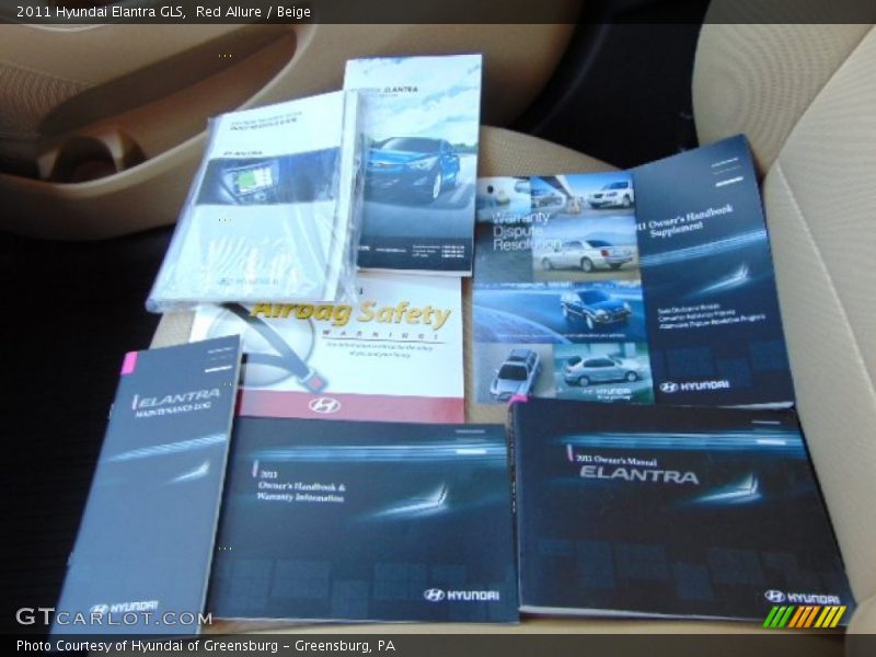 Red Allure / Beige 2011 Hyundai Elantra GLS