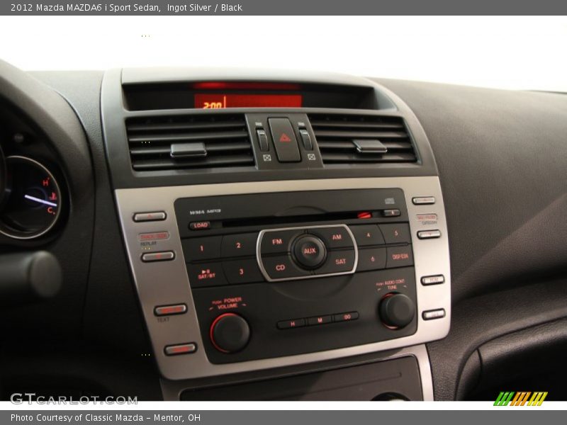 Ingot Silver / Black 2012 Mazda MAZDA6 i Sport Sedan