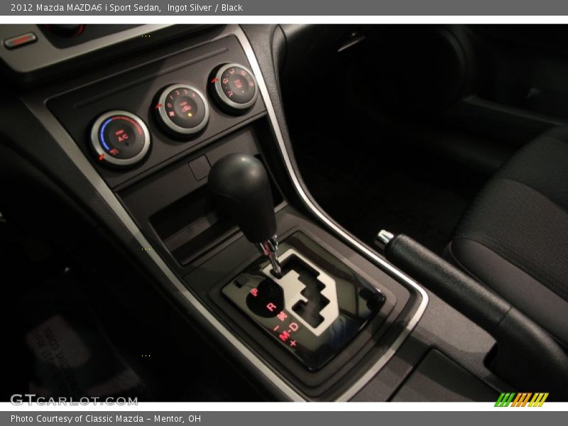 Ingot Silver / Black 2012 Mazda MAZDA6 i Sport Sedan