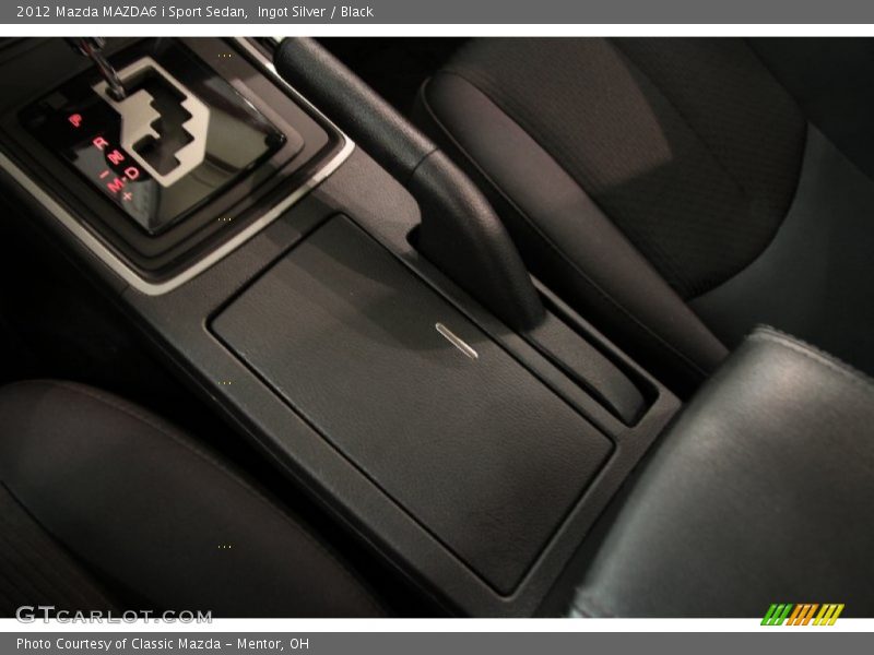 Ingot Silver / Black 2012 Mazda MAZDA6 i Sport Sedan