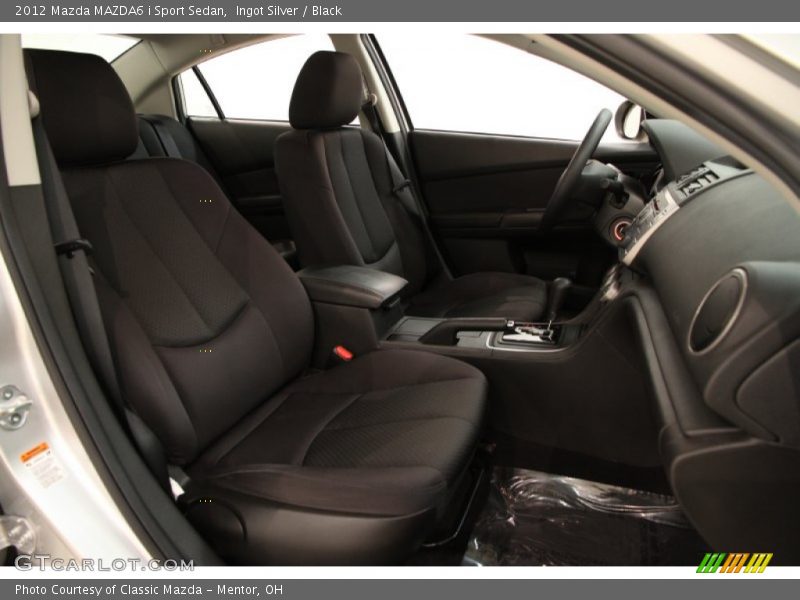 Ingot Silver / Black 2012 Mazda MAZDA6 i Sport Sedan