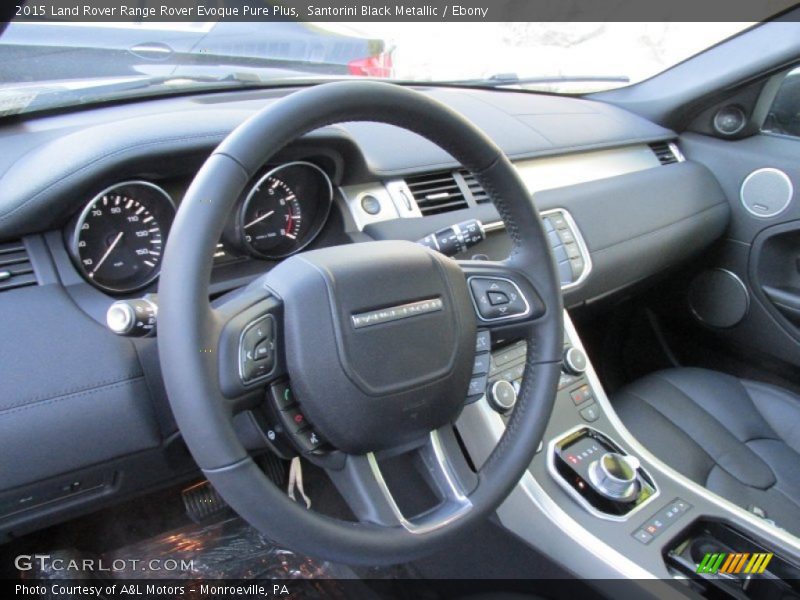 Santorini Black Metallic / Ebony 2015 Land Rover Range Rover Evoque Pure Plus