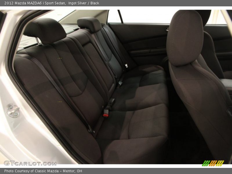 Ingot Silver / Black 2012 Mazda MAZDA6 i Sport Sedan