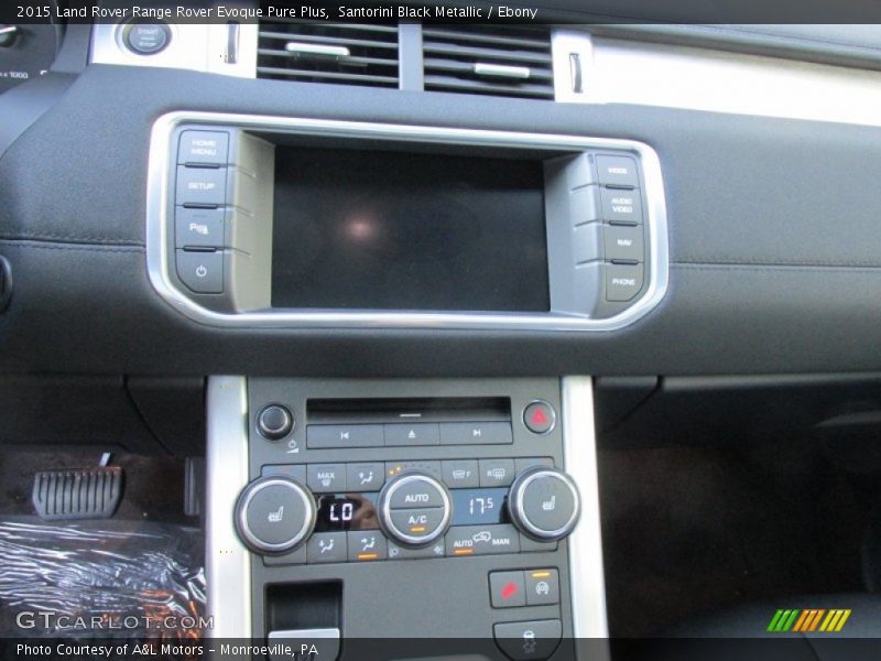 Santorini Black Metallic / Ebony 2015 Land Rover Range Rover Evoque Pure Plus