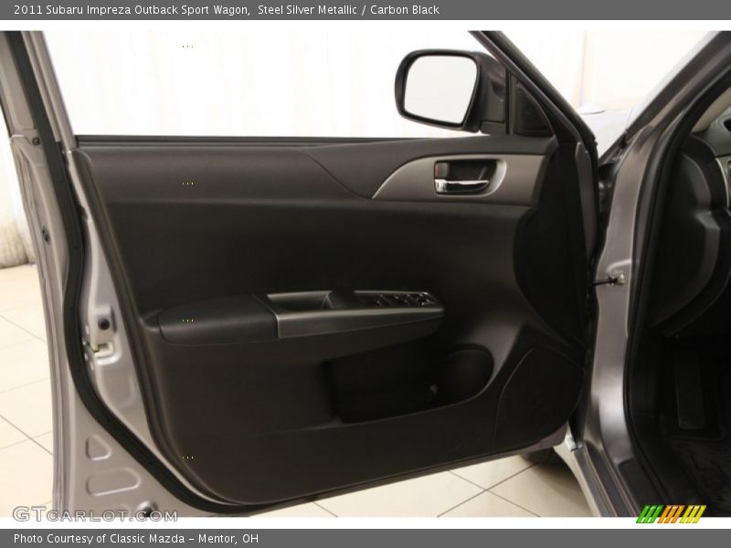 Steel Silver Metallic / Carbon Black 2011 Subaru Impreza Outback Sport Wagon