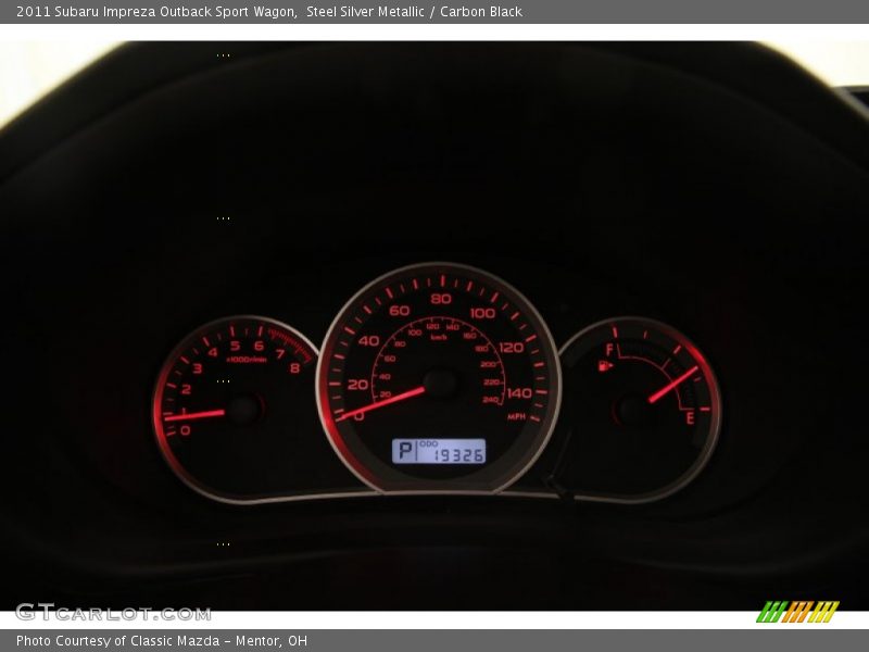 Steel Silver Metallic / Carbon Black 2011 Subaru Impreza Outback Sport Wagon