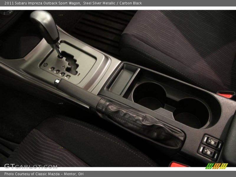 Steel Silver Metallic / Carbon Black 2011 Subaru Impreza Outback Sport Wagon