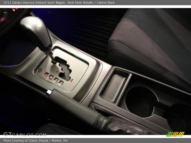 Steel Silver Metallic / Carbon Black 2011 Subaru Impreza Outback Sport Wagon