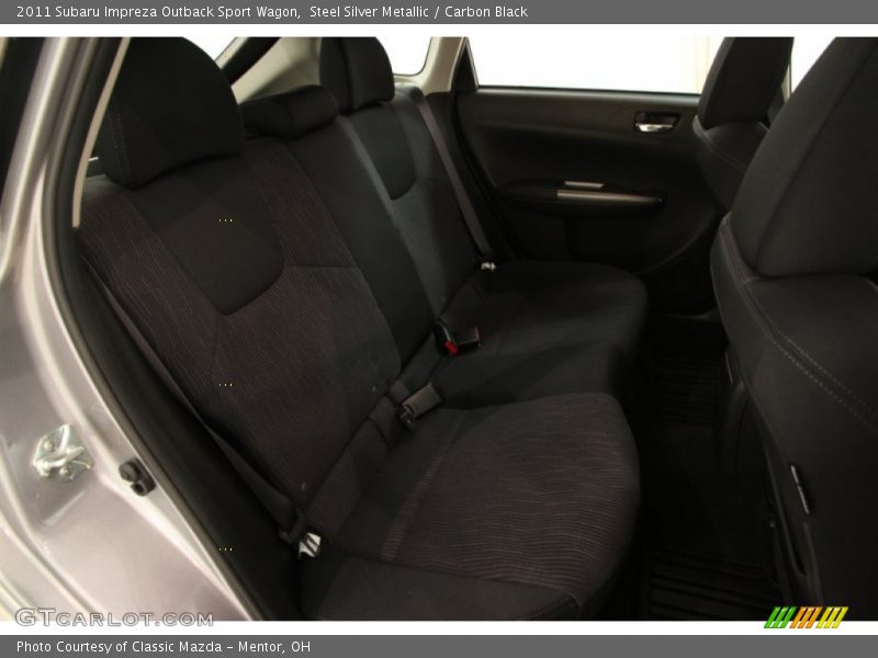Steel Silver Metallic / Carbon Black 2011 Subaru Impreza Outback Sport Wagon