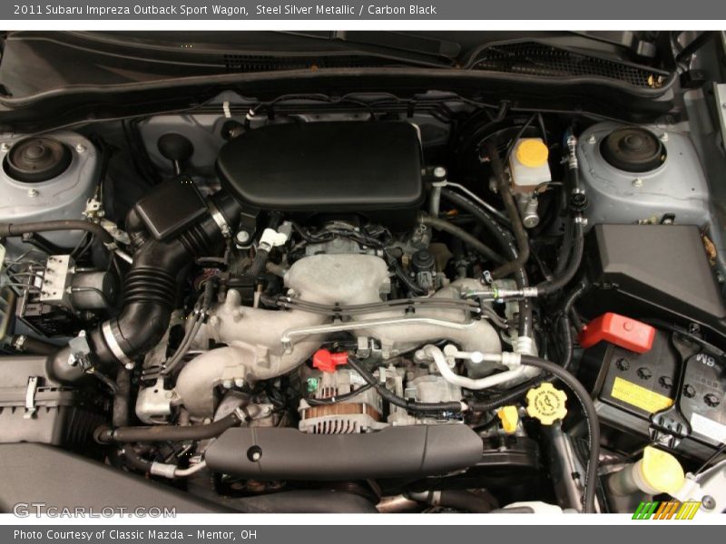 Steel Silver Metallic / Carbon Black 2011 Subaru Impreza Outback Sport Wagon