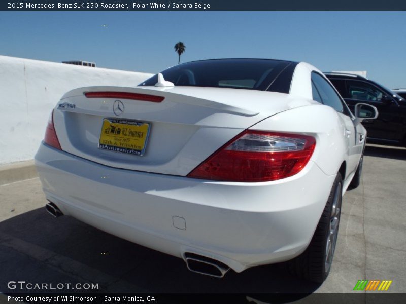 Polar White / Sahara Beige 2015 Mercedes-Benz SLK 250 Roadster