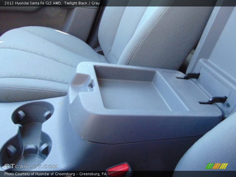 Twilight Black / Gray 2012 Hyundai Santa Fe GLS AWD