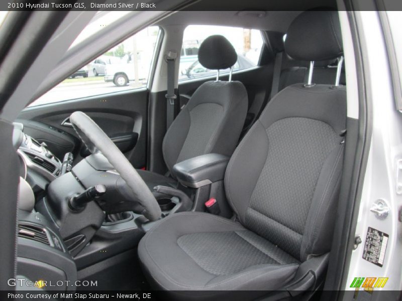 Diamond Silver / Black 2010 Hyundai Tucson GLS