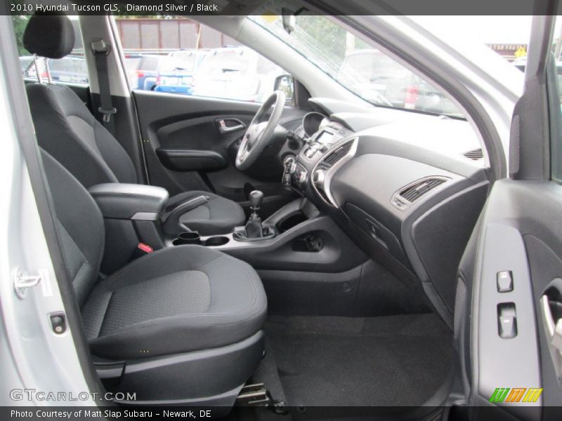 Diamond Silver / Black 2010 Hyundai Tucson GLS