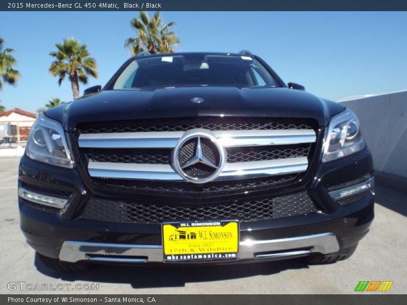 Black / Black 2015 Mercedes-Benz GL 450 4Matic