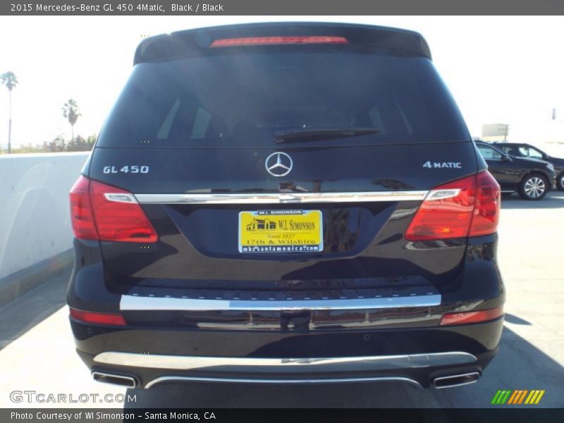 Black / Black 2015 Mercedes-Benz GL 450 4Matic