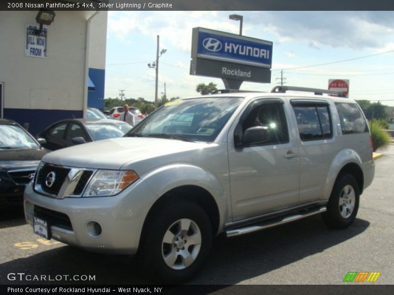 Silver Lightning / Graphite 2008 Nissan Pathfinder S 4x4