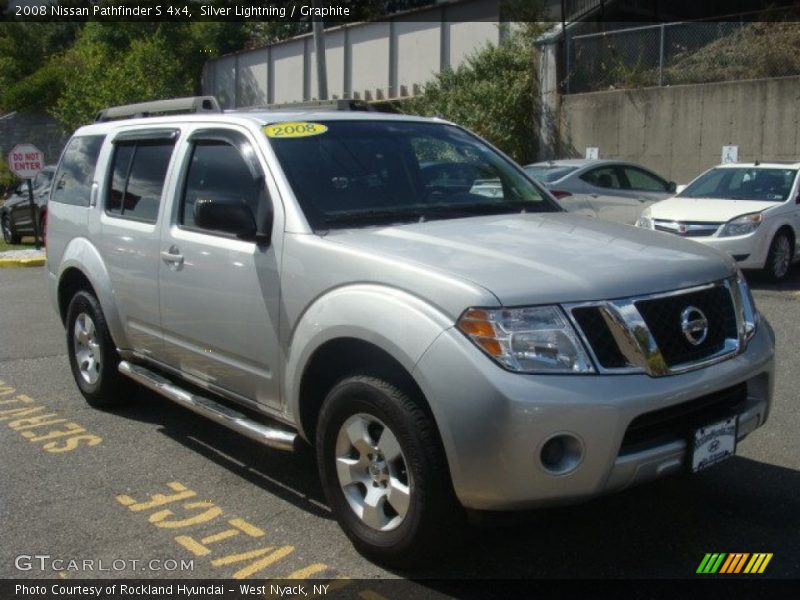 Silver Lightning / Graphite 2008 Nissan Pathfinder S 4x4