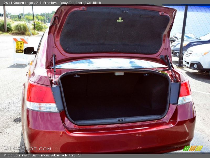 Ruby Red Pearl / Off-Black 2011 Subaru Legacy 2.5i Premium