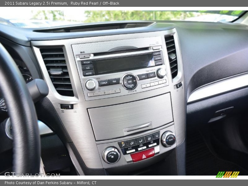 Ruby Red Pearl / Off-Black 2011 Subaru Legacy 2.5i Premium