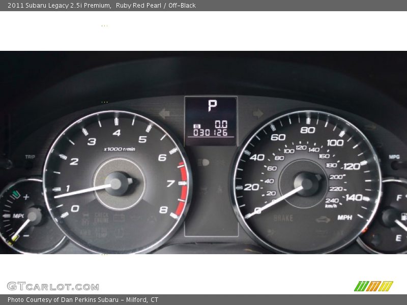 Ruby Red Pearl / Off-Black 2011 Subaru Legacy 2.5i Premium