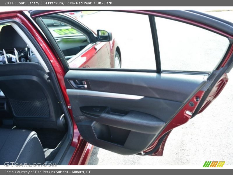 Ruby Red Pearl / Off-Black 2011 Subaru Legacy 2.5i Premium