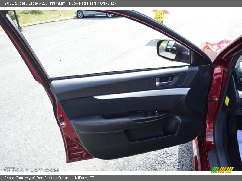 Ruby Red Pearl / Off-Black 2011 Subaru Legacy 2.5i Premium