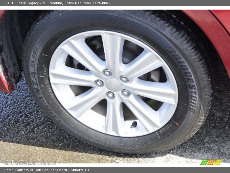 Ruby Red Pearl / Off-Black 2011 Subaru Legacy 2.5i Premium