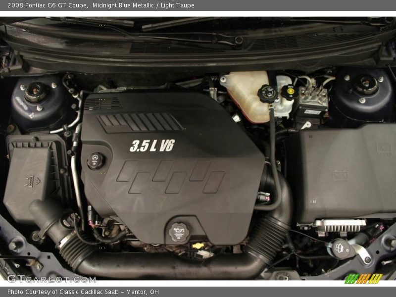 Midnight Blue Metallic / Light Taupe 2008 Pontiac G6 GT Coupe