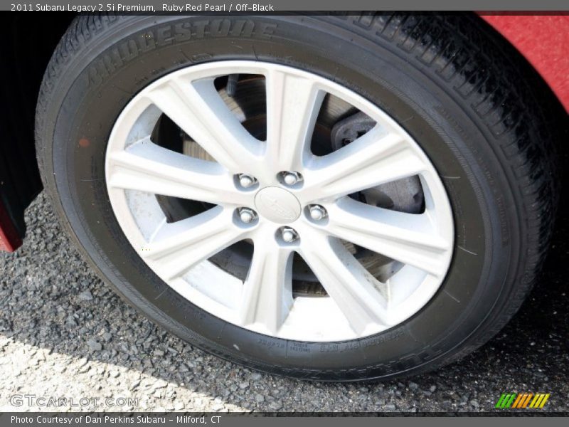 Ruby Red Pearl / Off-Black 2011 Subaru Legacy 2.5i Premium