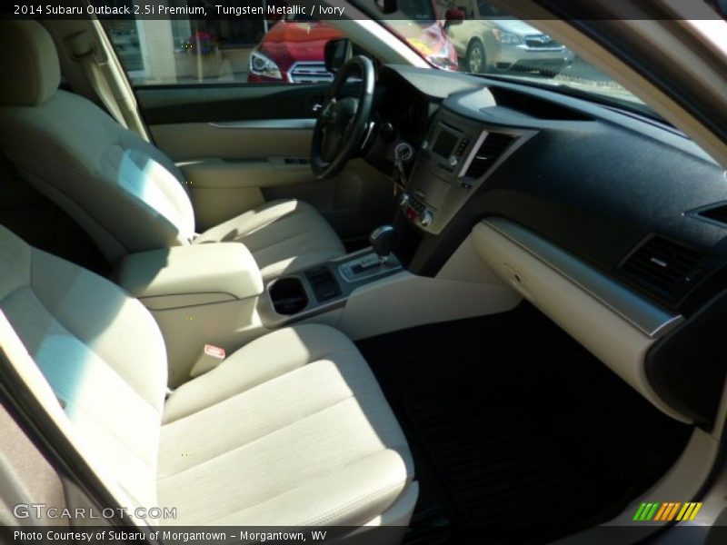 Tungsten Metallic / Ivory 2014 Subaru Outback 2.5i Premium