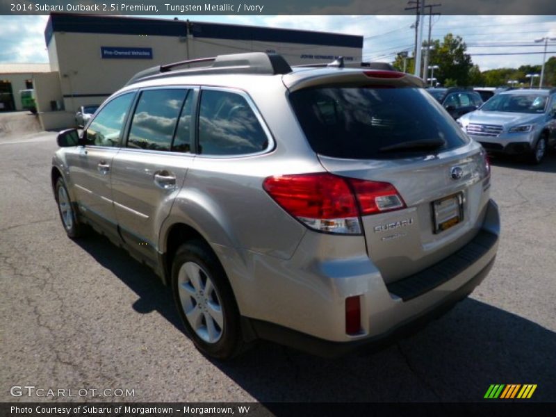 Tungsten Metallic / Ivory 2014 Subaru Outback 2.5i Premium