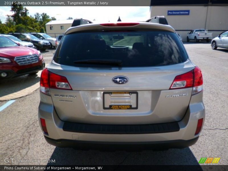 Tungsten Metallic / Ivory 2014 Subaru Outback 2.5i Premium
