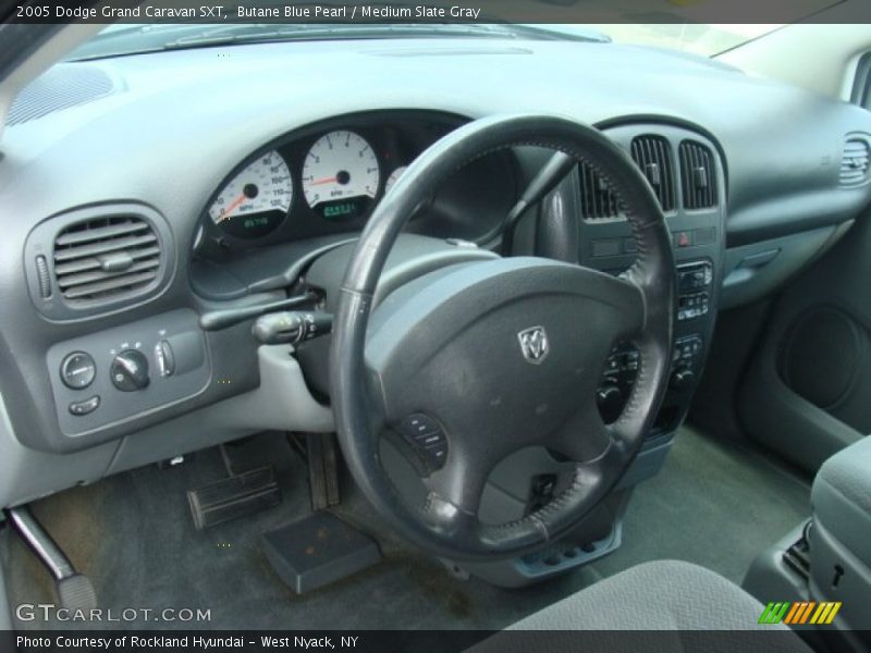Butane Blue Pearl / Medium Slate Gray 2005 Dodge Grand Caravan SXT