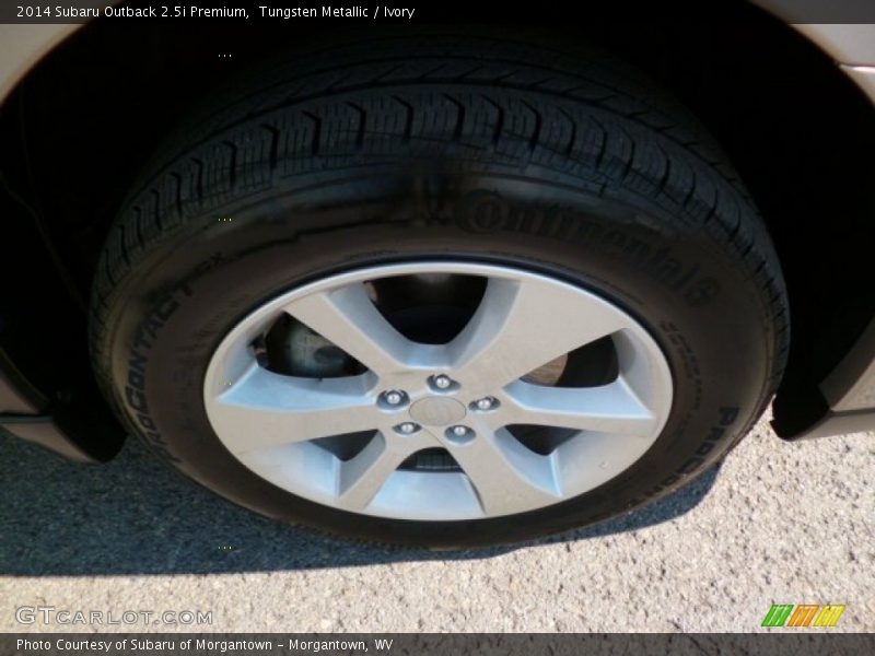 Tungsten Metallic / Ivory 2014 Subaru Outback 2.5i Premium