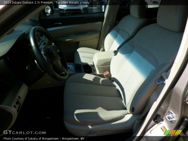 Tungsten Metallic / Ivory 2014 Subaru Outback 2.5i Premium