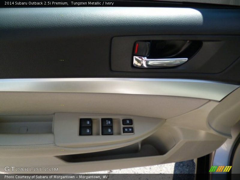 Tungsten Metallic / Ivory 2014 Subaru Outback 2.5i Premium