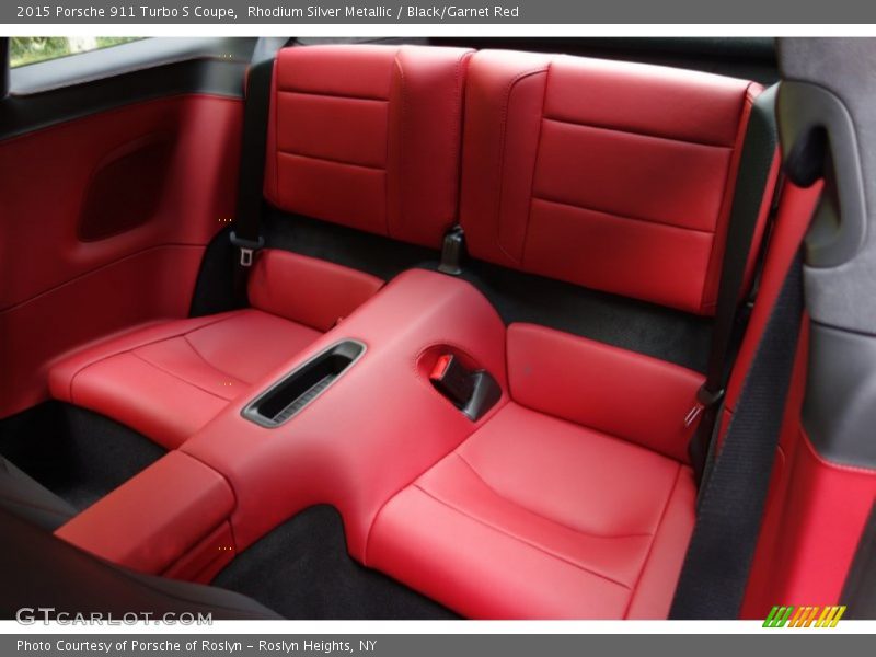 Rear Seat of 2015 911 Turbo S Coupe
