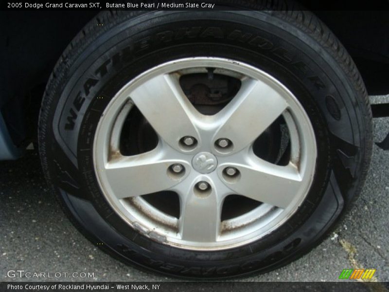 Butane Blue Pearl / Medium Slate Gray 2005 Dodge Grand Caravan SXT
