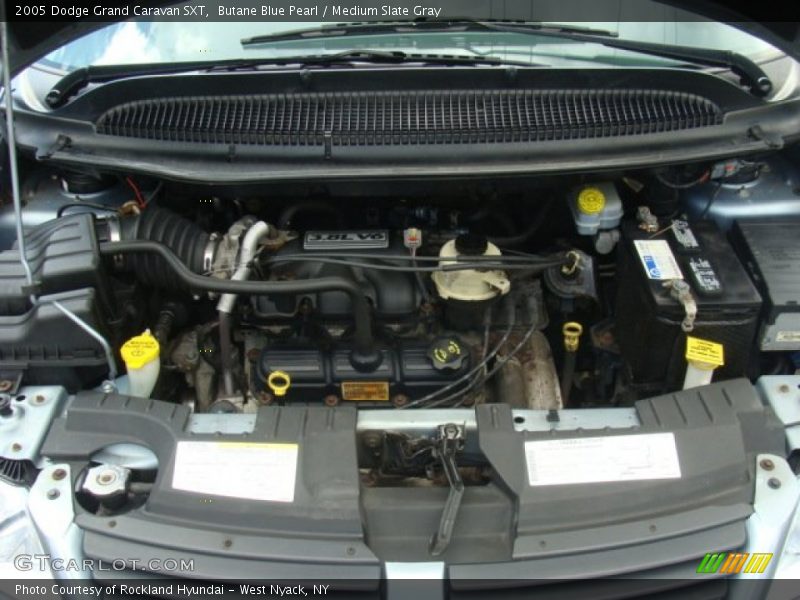 Butane Blue Pearl / Medium Slate Gray 2005 Dodge Grand Caravan SXT