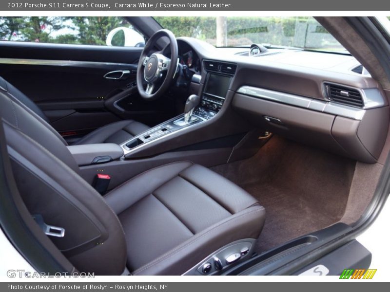  2012 911 Carrera S Coupe Espresso Natural Leather Interior