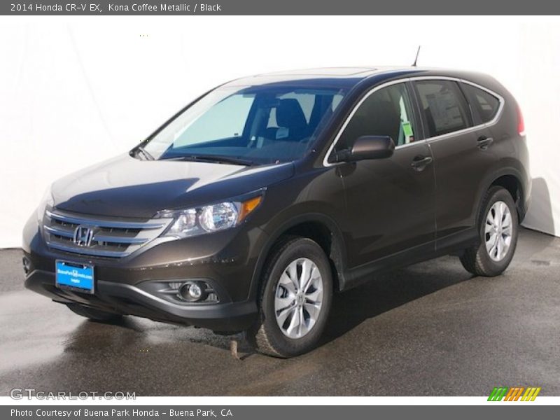 Kona Coffee Metallic / Black 2014 Honda CR-V EX