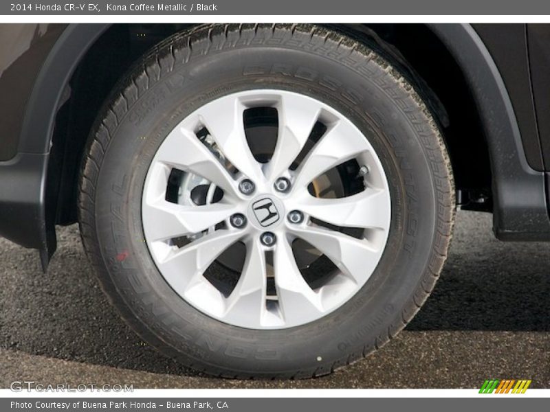 Kona Coffee Metallic / Black 2014 Honda CR-V EX