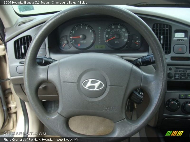 Champagne Beige / Beige 2006 Hyundai Elantra GLS Sedan