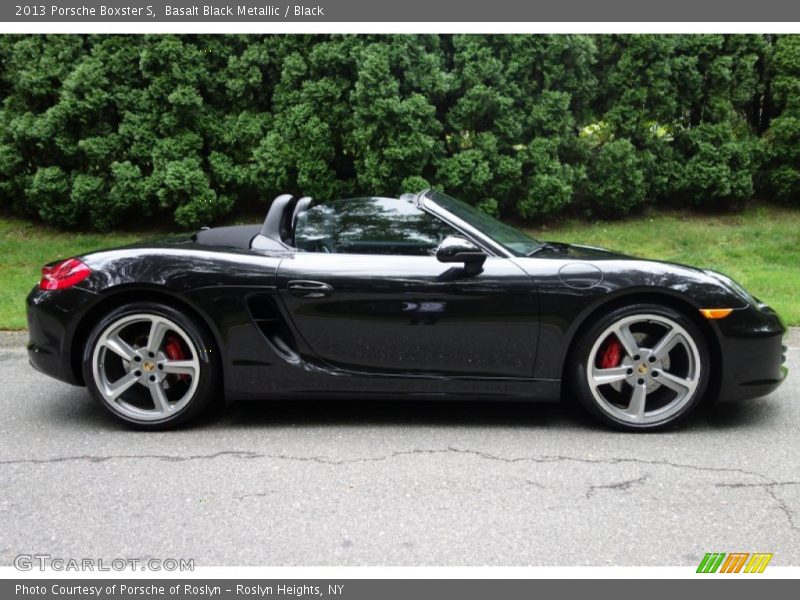 Basalt Black Metallic / Black 2013 Porsche Boxster S