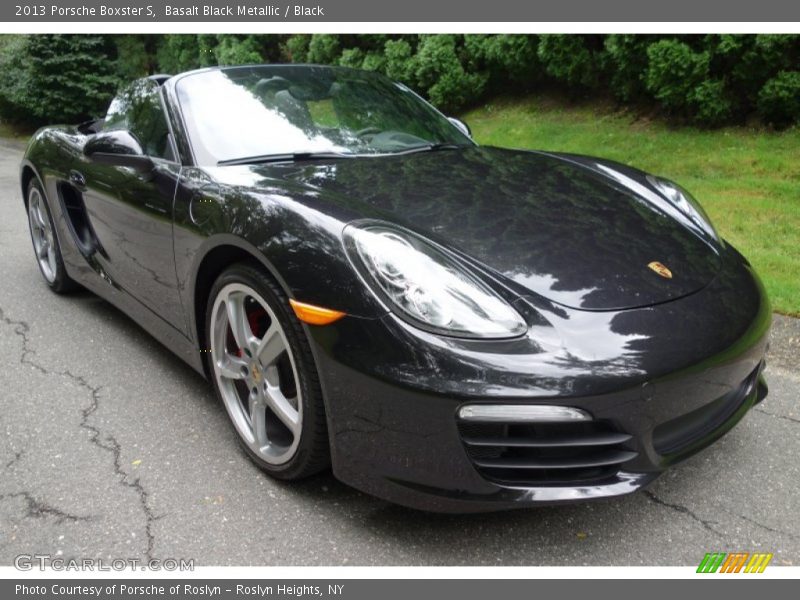 Basalt Black Metallic / Black 2013 Porsche Boxster S