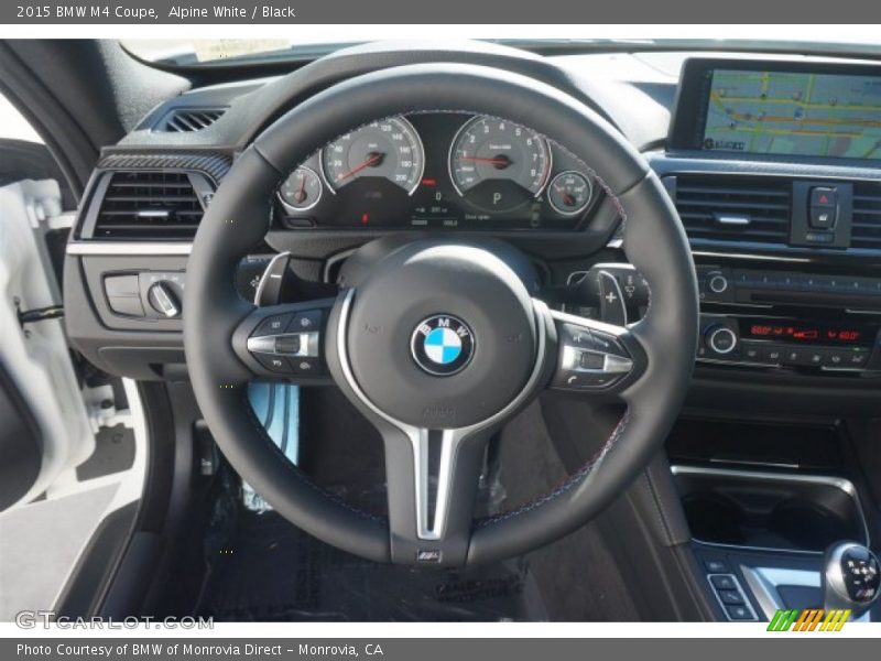 Alpine White / Black 2015 BMW M4 Coupe